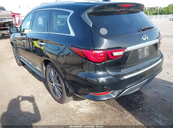 5N1DL0MN6JC521511 2018 INFINITI QX60 Черный Задняя левая четверть
