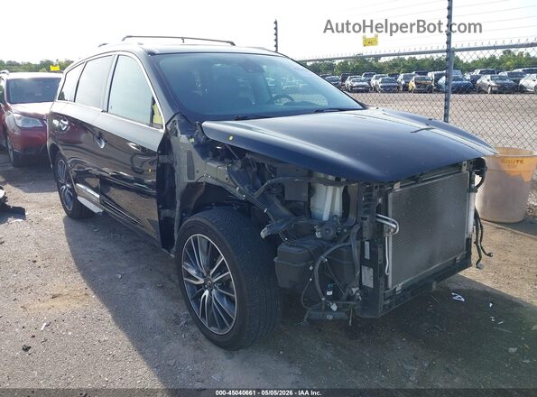 5N1DL0MN6JC521511 2018 INFINITI QX60 Черный Передняя правая четверть