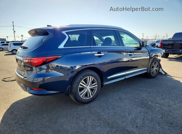 5N1DL0MN6LC535329 2020 INFINITI QX60 Синий Задняя правая четверть