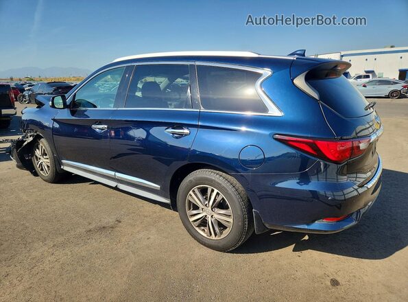 5N1DL0MN6LC535329 2020 INFINITI QX60 Синий Задняя левая четверть