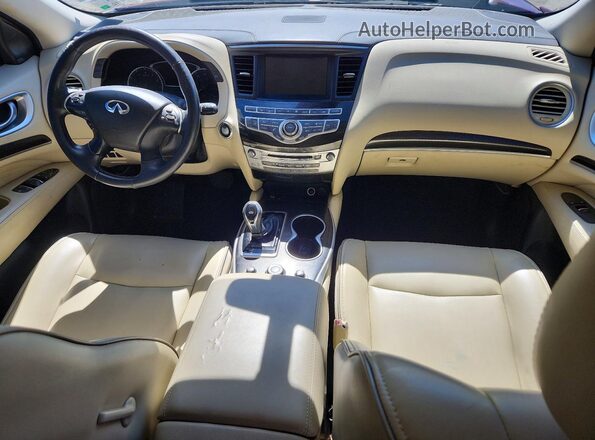 5N1DL0MN7KC503293 2019 INFINITI QX60 Красный Вид панели приборов