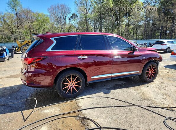 5N1DL0MN7KC503293 2019 INFINITI QX60 Красный Задняя правая четверть