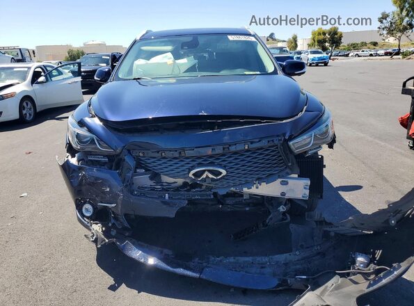 5N1DL0MN7KC505156 2019 INFINITI QX60 Синий Вид спереди