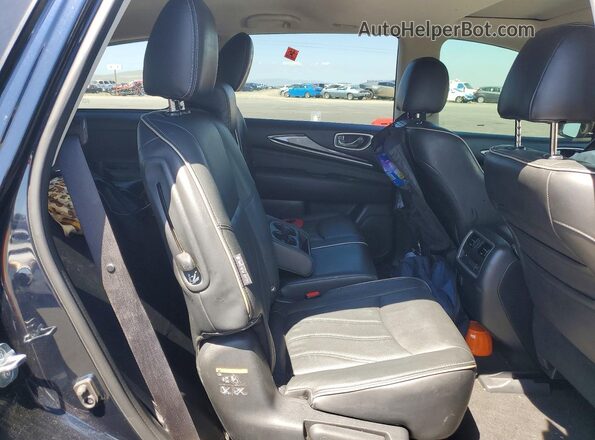 5N1DL0MN7KC505156 2019 INFINITI QX60 Синий Вид задней части салона