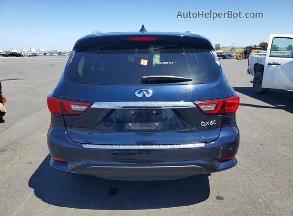 5N1DL0MN7KC505156 2019 INFINITI QX60 Синий Вид сзади