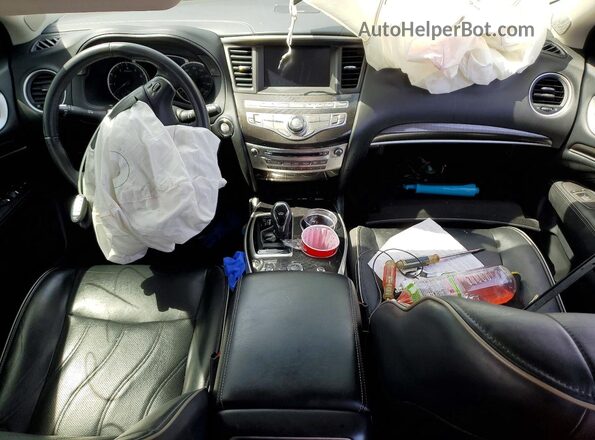 5N1DL0MN7KC505156 2019 INFINITI QX60 Синий Вид панели приборов