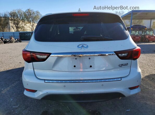 5N1DL0MN7KC508266 2019 INFINITI QX60 White Rear view