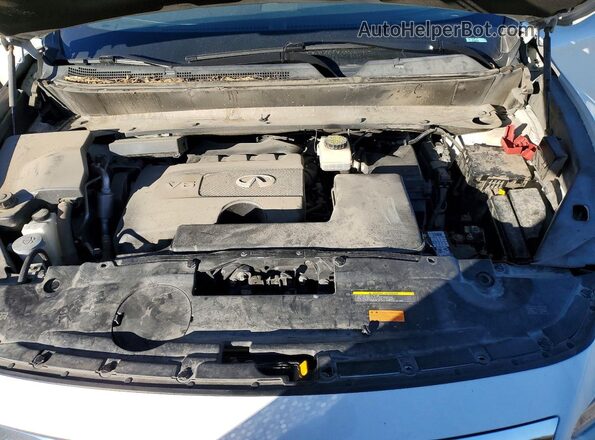 5N1DL0MN7KC508266 2019 INFINITI QX60 White Engine compartment view