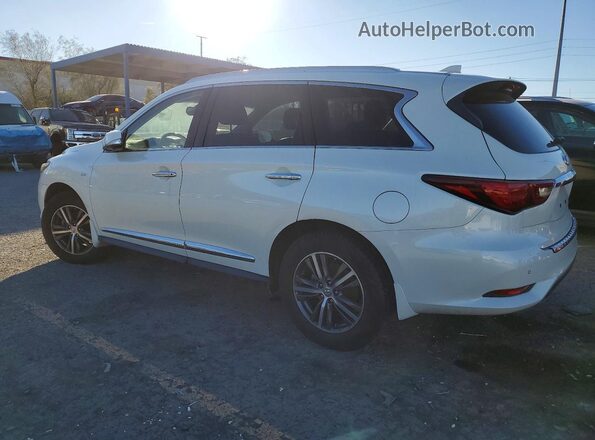 5N1DL0MN7KC508266 2019 INFINITI QX60 White Rear left