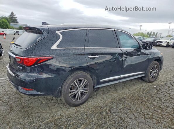 5N1DL0MN8JC531814 2018 INFINITI QX60 Черный Задняя правая четверть