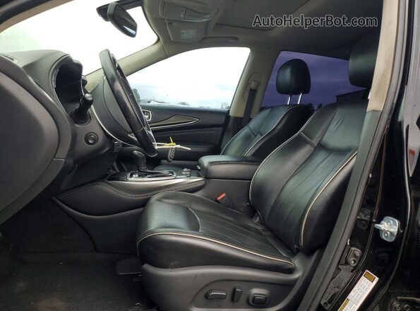 5N1DL0MN8JC531814 2018 INFINITI QX60 Черный Вид салона спереди