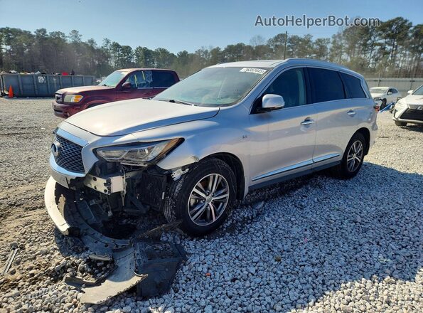 5N1DL0MN8LC526535 2020 INFINITI QX60 Серебряный Передняя левая четверть