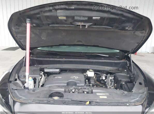 5N1DL0MN9HC523344 2017 INFINITI QX60 Black Հետևի տեսք