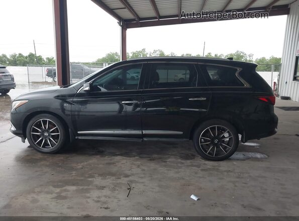 5N1DL0MN9HC523344 2017 INFINITI QX60 Black Սալոնի 360 աստիճան տեսք