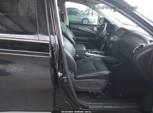 5N1DL0MN9HC523344 2017 INFINITI QX60 Black Սալոնի դիմացի տեսք