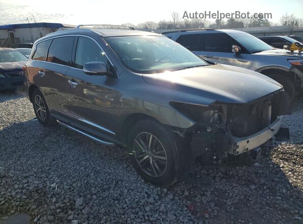 5N1DL0MN9HC546333 2017 INFINITI QX60 Серый Передняя правая четверть