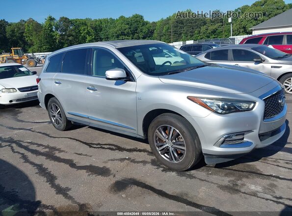 5N1DL0MN9JC526833 2018 INFINITI QX60 Серебряный Передняя правая четверть