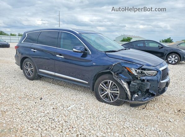 5N1DL0MN9KC553080 2019 INFINITI QX60 Blue Передня права чверть