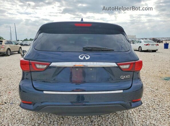 5N1DL0MN9KC553080 2019 INFINITI QX60 Blue Вид ззаду