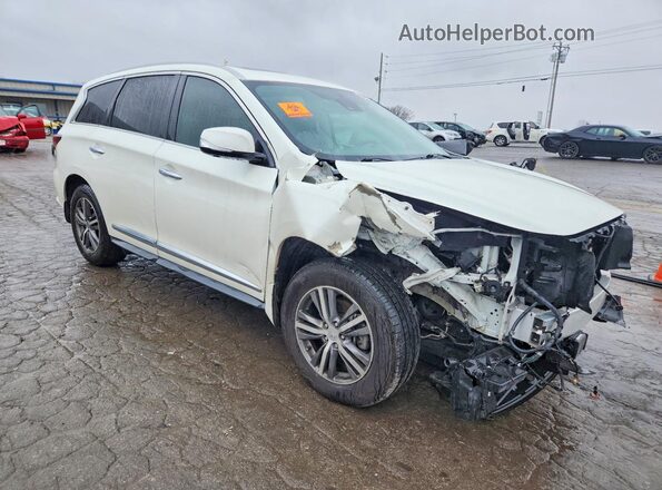5N1DL0MN9LC504852 2020 INFINITI QX60 Белый Передняя правая четверть