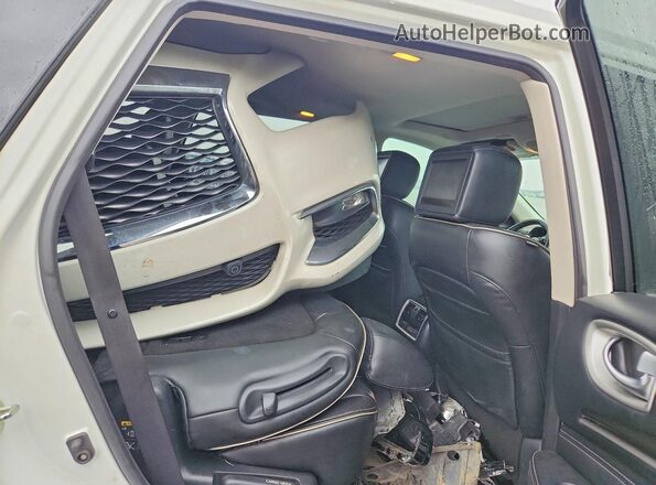 5N1DL0MN9LC504852 2020 INFINITI QX60 Белый Вид задней части салона