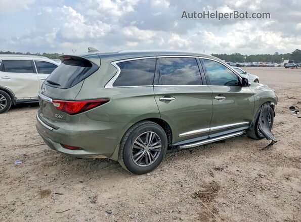 5N1DL0MNXHC553159 2017 INFINITI QX60 Зеленый Задняя правая четверть