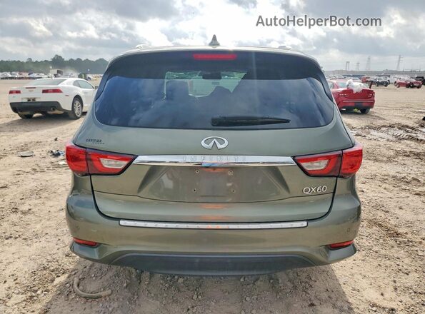 5N1DL0MNXHC553159 2017 INFINITI QX60 Зеленый Вид сзади