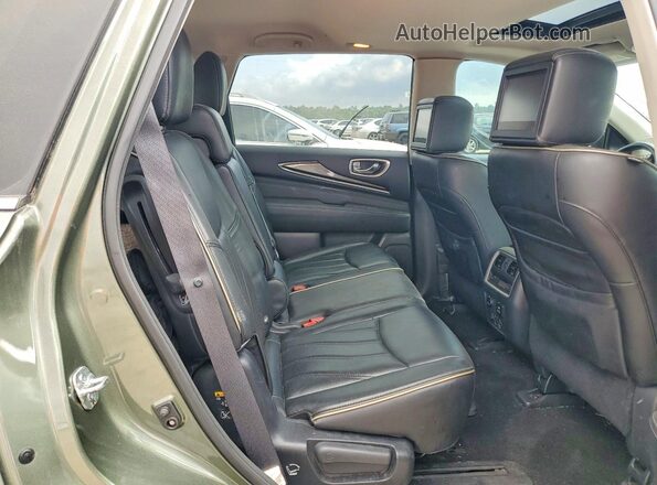 5N1DL0MNXHC553159 2017 INFINITI QX60 Зеленый Вид задней части салона