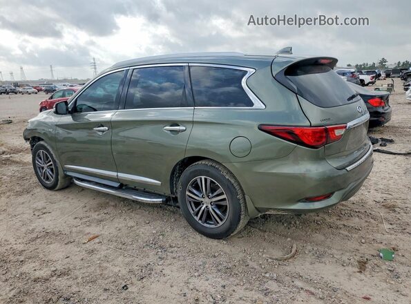 5N1DL0MNXHC553159 2017 INFINITI QX60 Зеленый Задняя левая четверть
