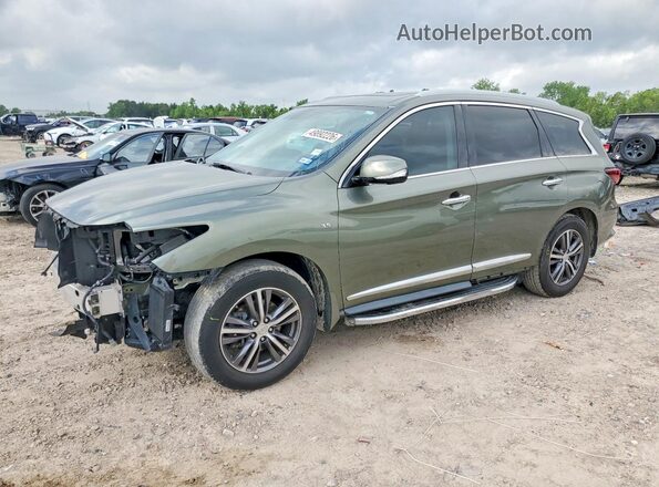 5N1DL0MNXHC553159 2017 INFINITI QX60 Зеленый Передняя левая четверть
