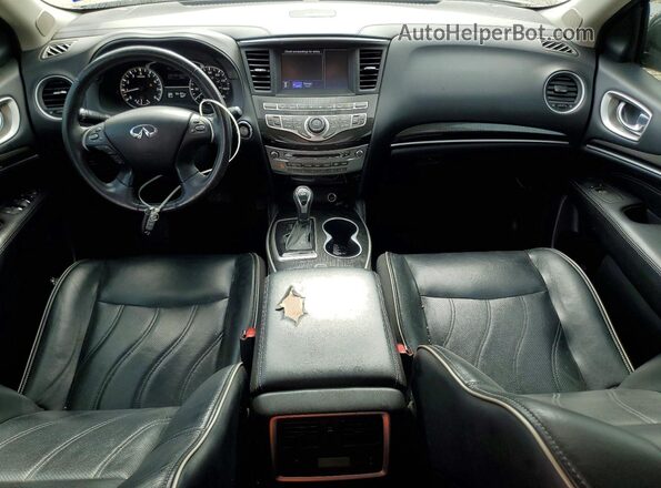 5N1DL0MNXHC553159 2017 INFINITI QX60 Зеленый Вид панели приборов
