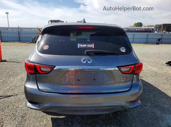5N1DL0MNXJC532575 2018 INFINITI QX60 Gray უკანა ხედი