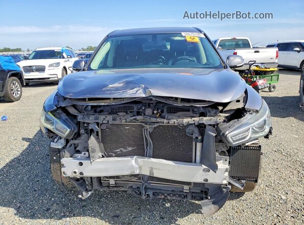 5N1DL0MNXJC532575 2018 INFINITI QX60 Gray წინა ხედი