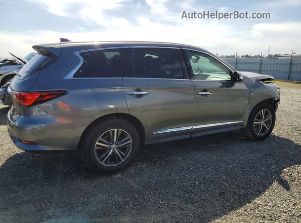 5N1DL0MNXJC532575 2018 INFINITI QX60 Gray უკანა მარჯვენა