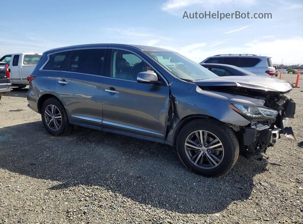 5N1DL0MNXJC532575 2018 INFINITI QX60 Gray წინა მარჯვენა