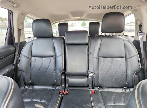5N1DL0MNXKC516281 2019 INFINITI QX60 Black Widok tylnych siedzeń