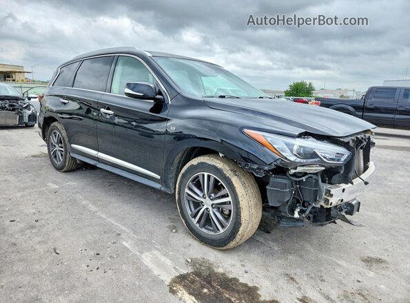 5N1DL0MNXKC516281 2019 INFINITI QX60 Black Przód prawy
