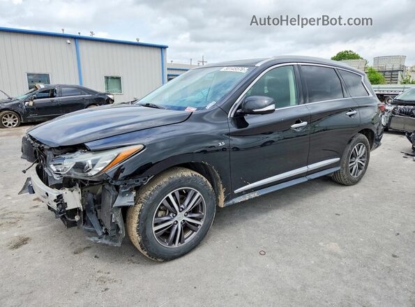 5N1DL0MNXKC516281 2019 INFINITI QX60 Black Przód lewy