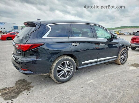 5N1DL0MNXKC516281 2019 INFINITI QX60 Black Tył prawy