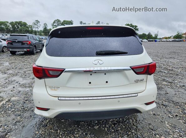 5N1DL0MNXKC522307 2019 INFINITI QX60 White Հետևի տեսք