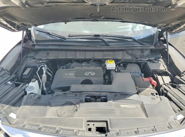 5N1DL1FR6RC345352 2024 INFINITI QX60 Black Vista del compartimento del motor
