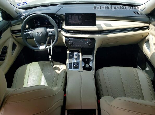 5N1DL1FR6RC345352 2024 INFINITI QX60 Black Vista del salpicadero