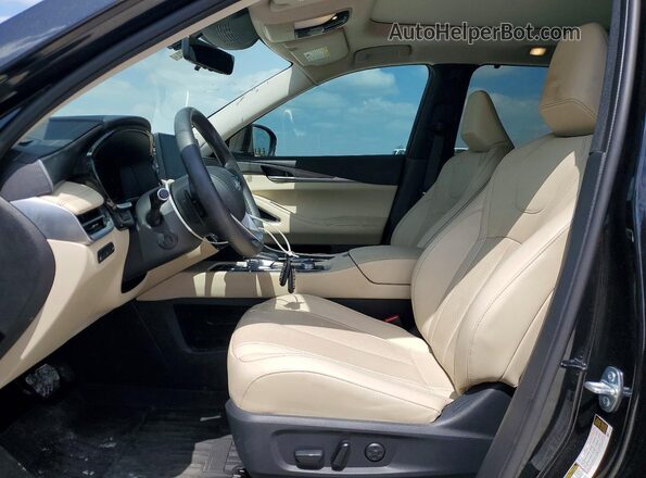 5N1DL1FR6RC345352 2024 INFINITI QX60 Black Vista interior delantera