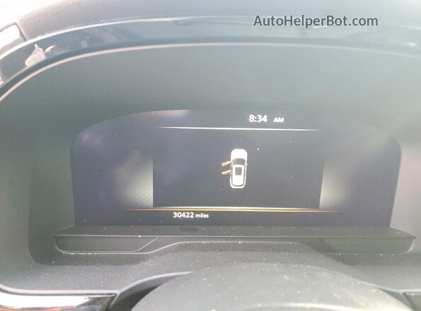 5N1DL1FR8PC354034 2023 INFINITI QX60 White Вид щитка приладів