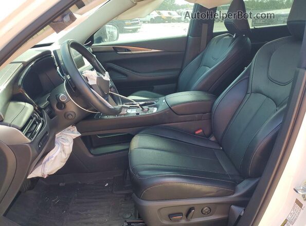 5N1DL1FR8PC354034 2023 INFINITI QX60 White Вид салону спереду