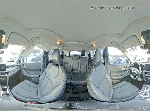 5N1DL1FR8PC354034 2023 INFINITI QX60 White Панорамний вид салону 360°