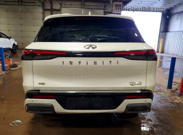 5N1DL1FS6NC330556 2022 INFINITI QX60 White Widok z tyłu