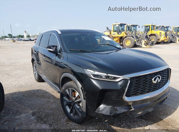 5N1DL1FS8PC349340 2023 INFINITI QX60 Black Przód prawy