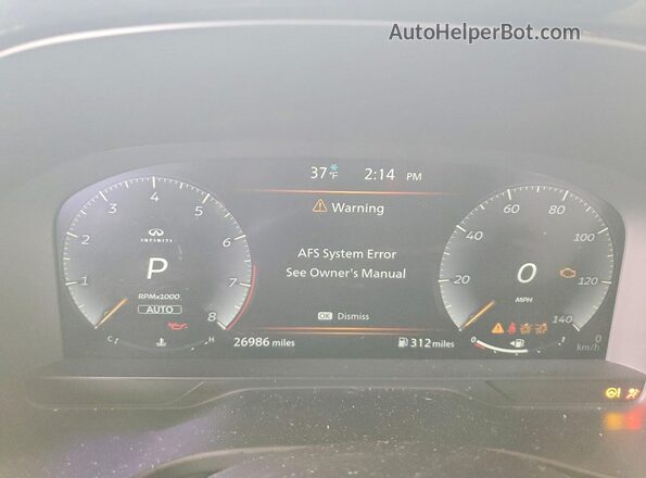 5N1DL1GS4RC358828 2024 INFINITI QX60 Серый Вид щитка приборов