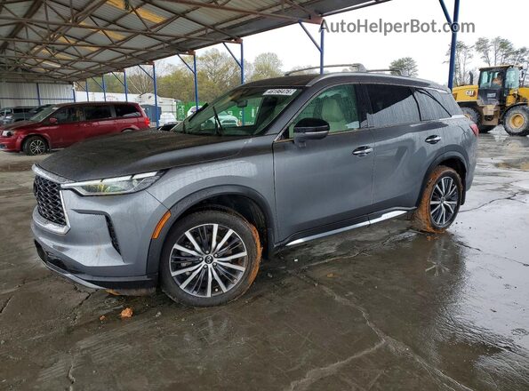 5N1DL1GS4RC358828 2024 INFINITI QX60 Серый Передняя левая четверть